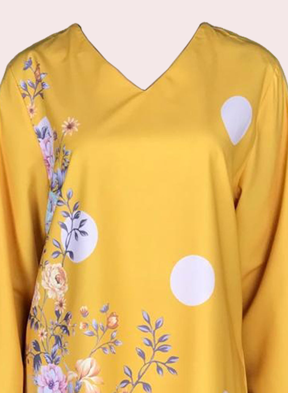 Serene Floral Co-ord (Shirt & Trouser) - Yellow