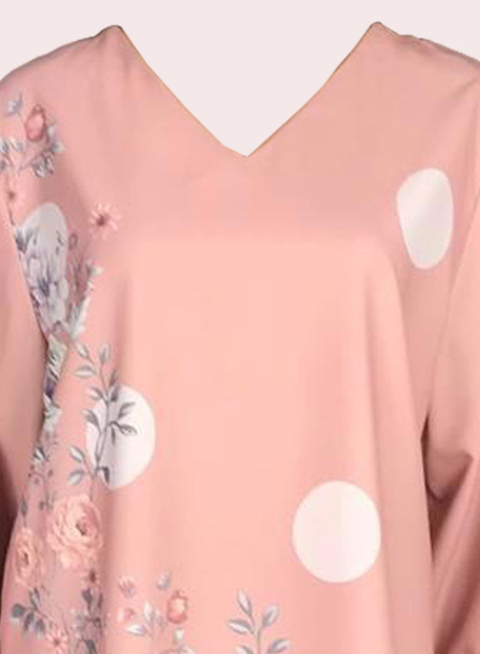 Serene Floral Co-ord (Shirt & Trouser) - Pink