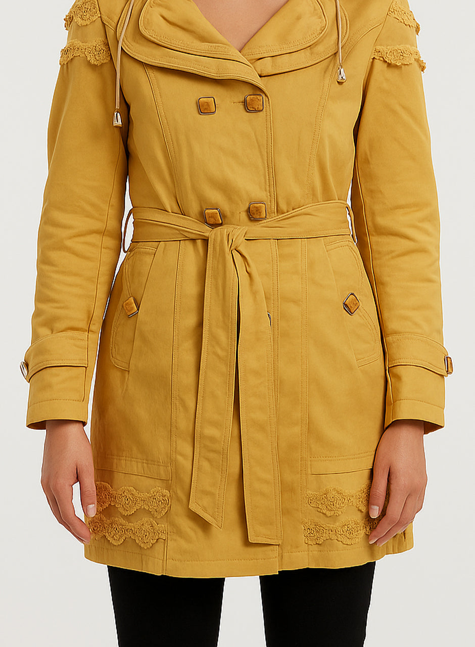 Trench Coat - Mustard