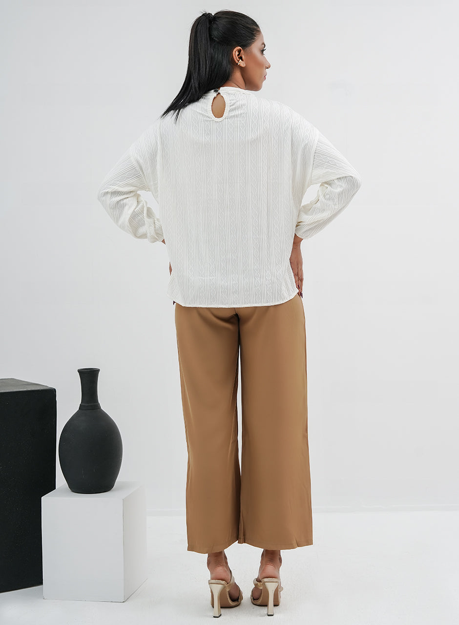 Boot cut trouser - Brown