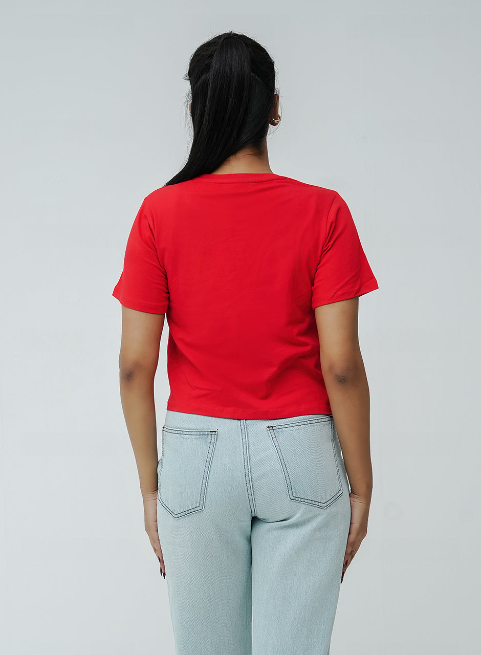 Just be calm Tee - Red