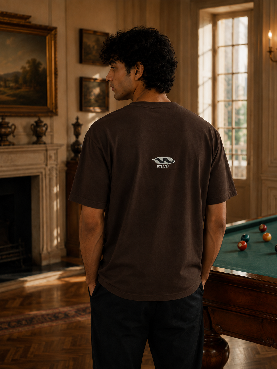 Off Duty Graphic T-Shirt - Brown