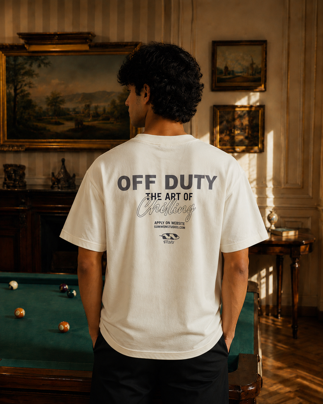 Off Duty Graphic T-Shirt - White