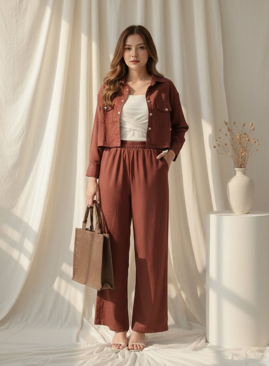 Top, Inner & Bottom (Maroon)