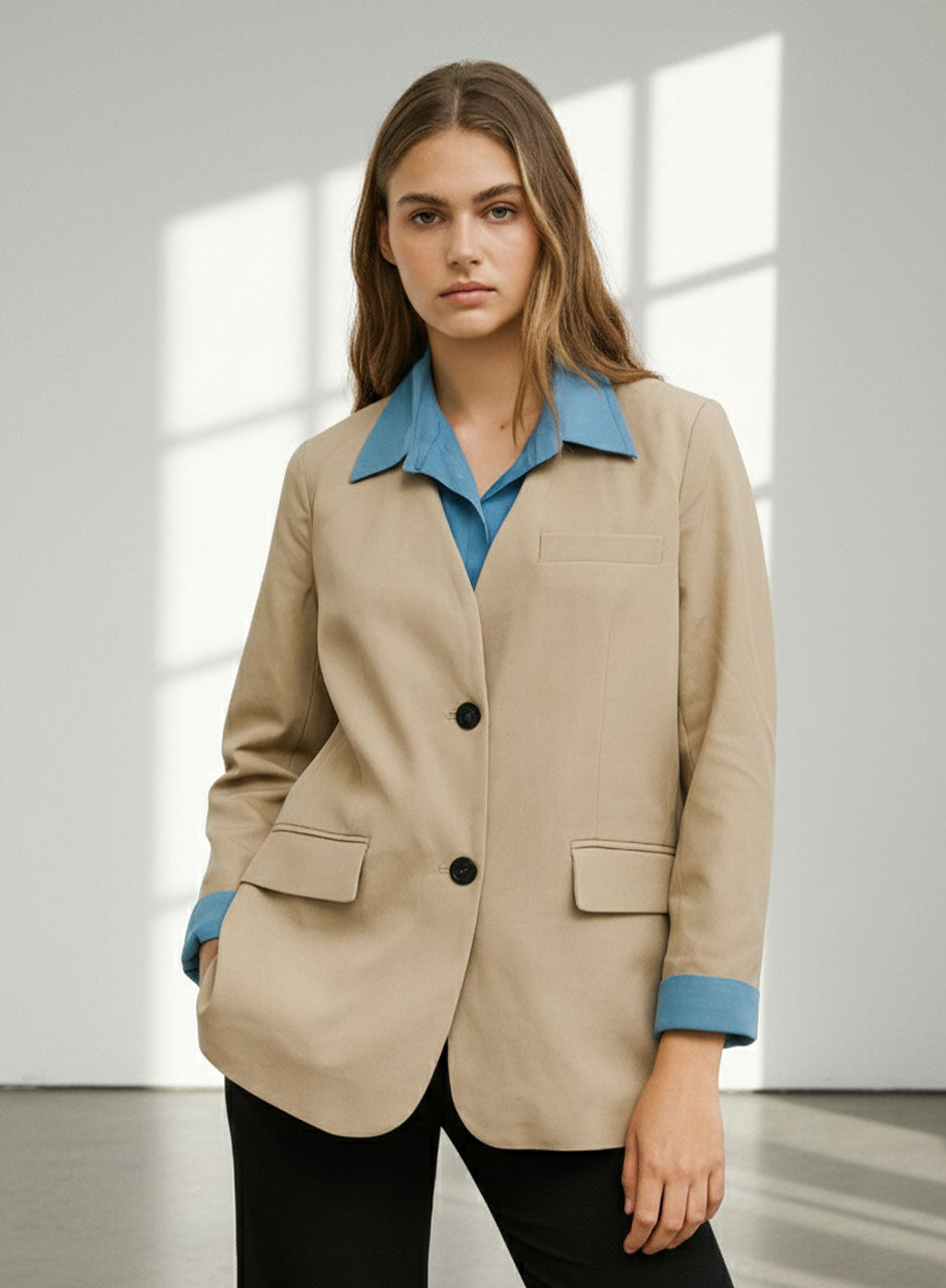 Blazer top - Top piece (Light Brown)