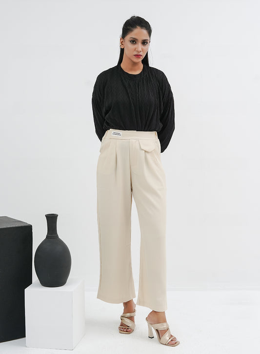 Wide leg Trouser - White