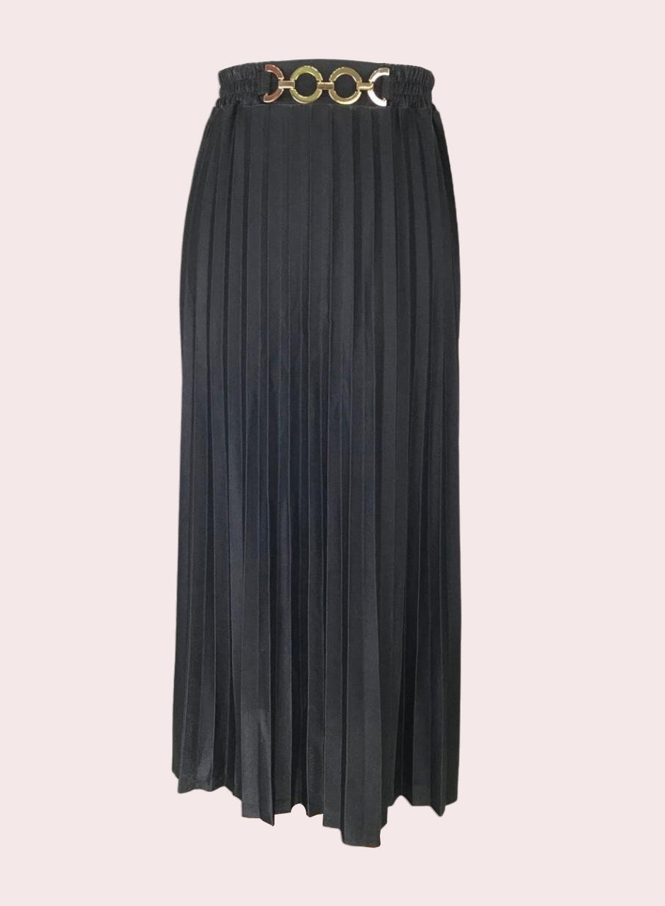 Pleated Skirt - Black