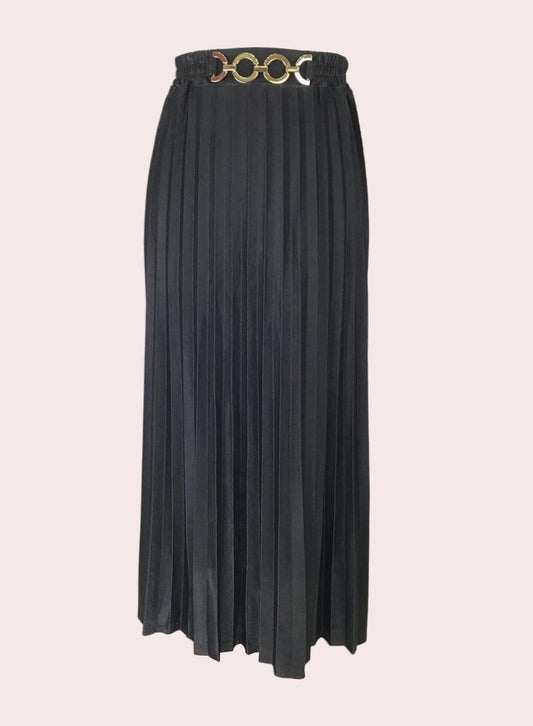 Pleated Skirt - Black