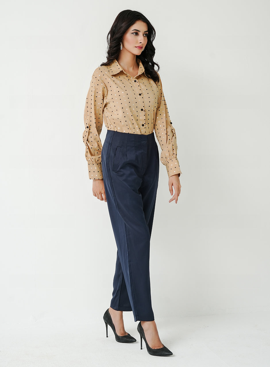 Navy Blue - Women Pants