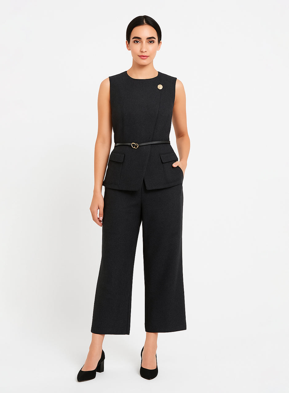 Sophia-Charcoal Co-ord