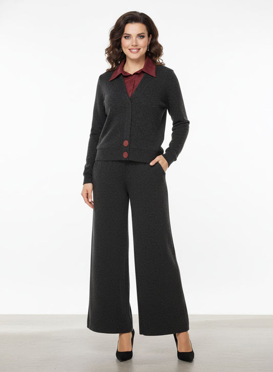 Noir - Maroon Three-piece set