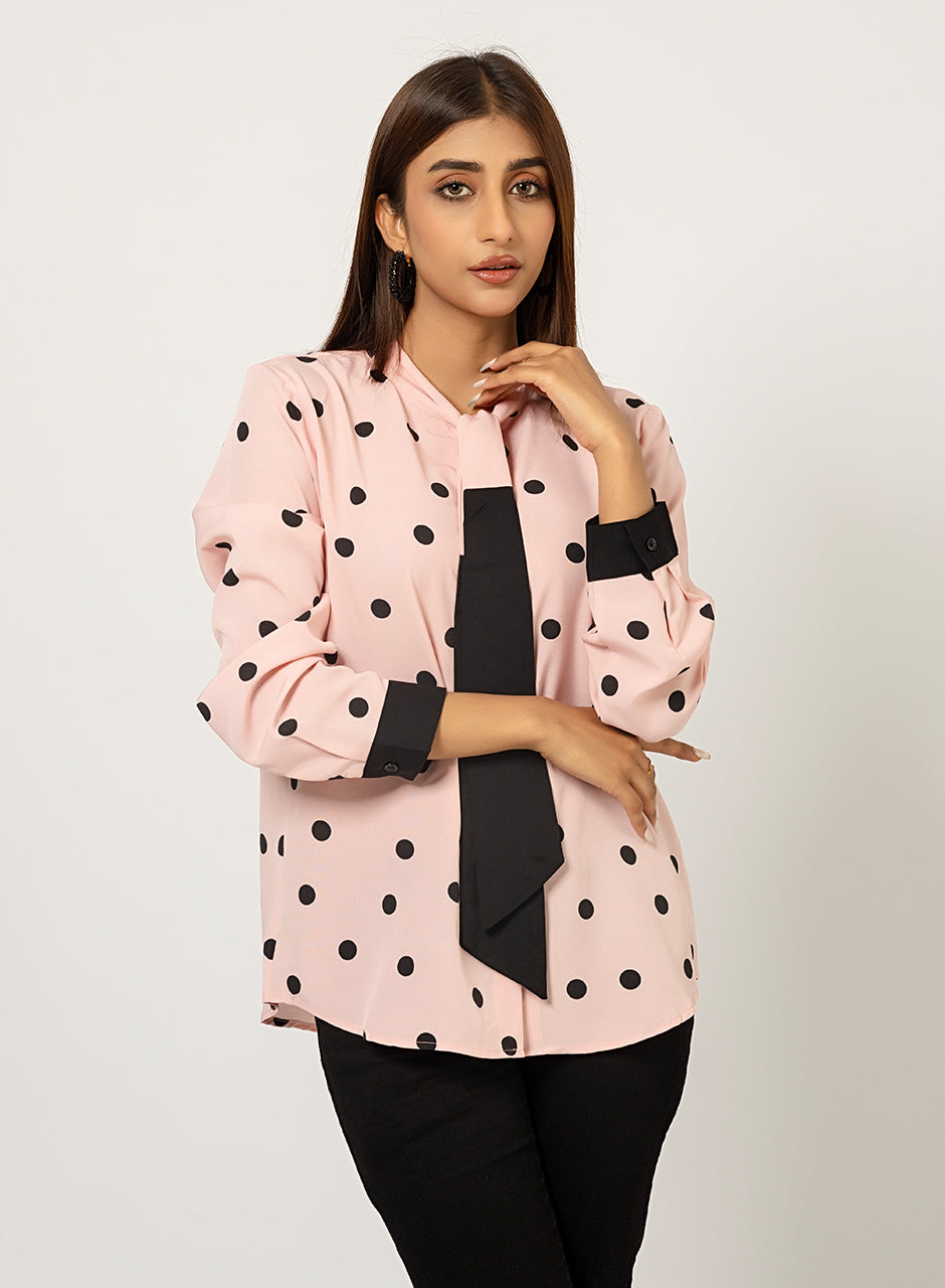 Polka Dots - Pink Top