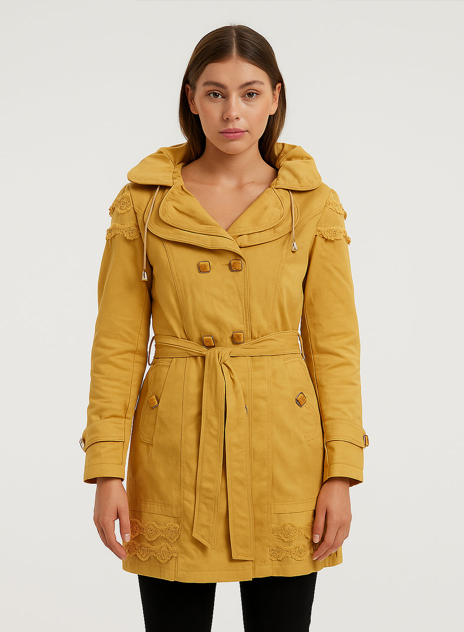 Trench Coat - Mustard