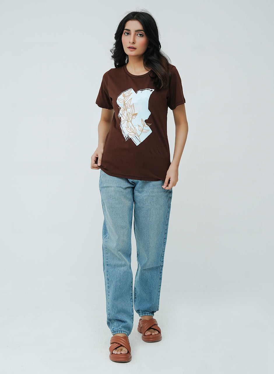 Coffee Brown Tee