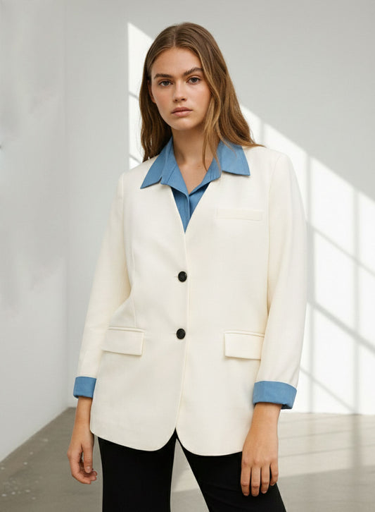 Blazer top - Top piece (White)