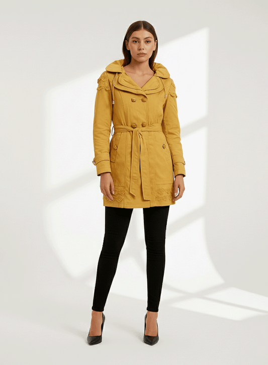 Trench Coat - Mustard