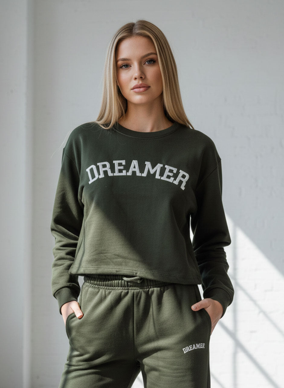Dreamer Sweat Shirt & Pants - Green