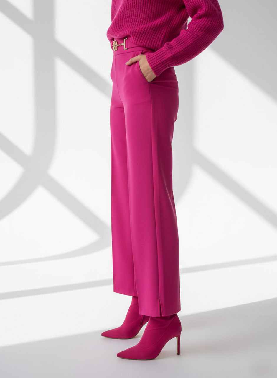 High-Rise Barbie Pink Tailored Trousers