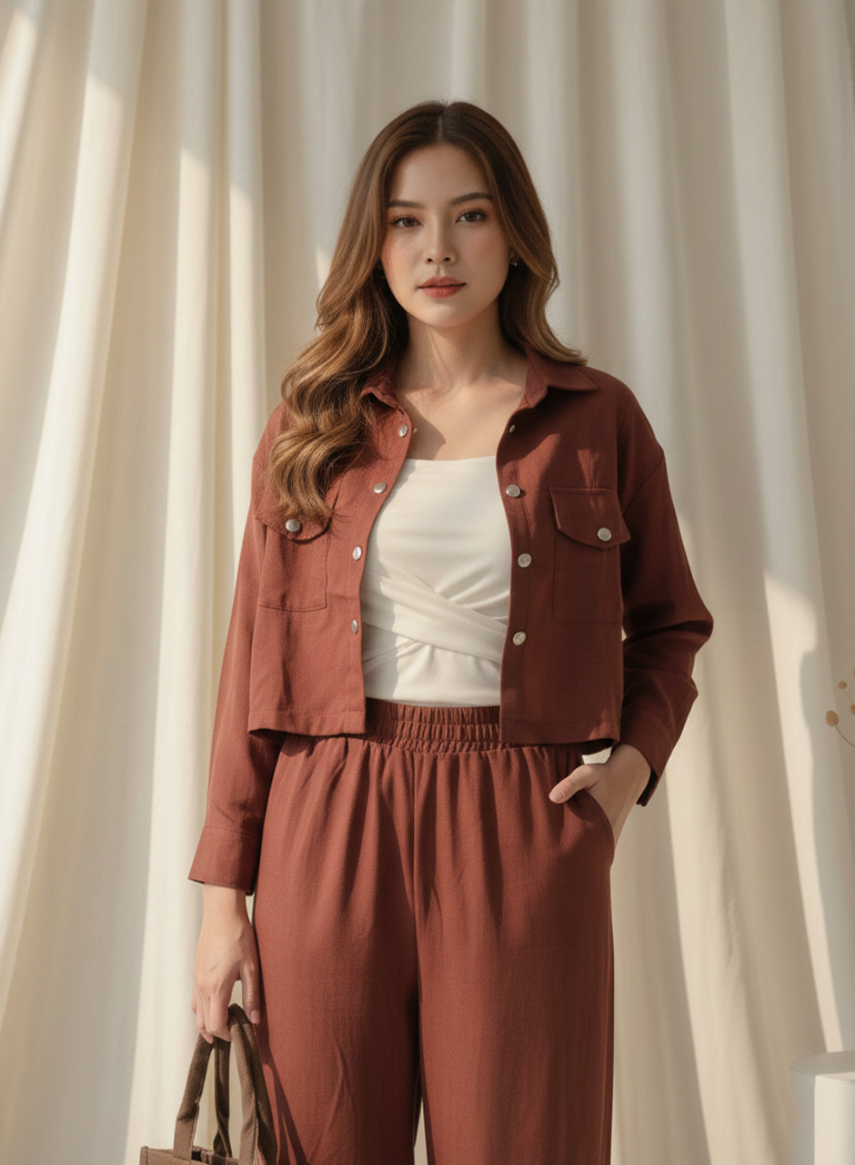 Top, Inner & Bottom (Maroon)