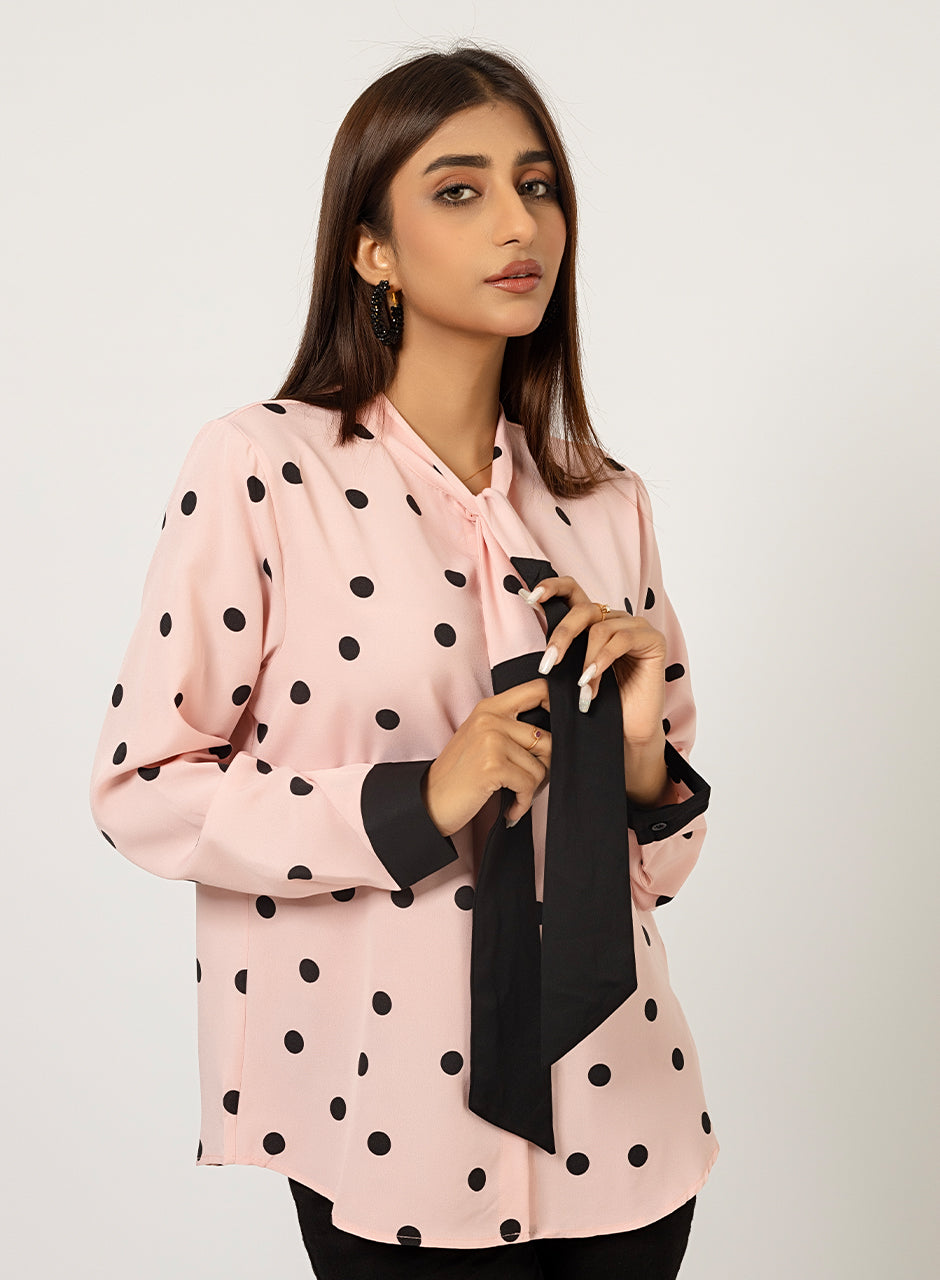 Polka Dots - Pink Top