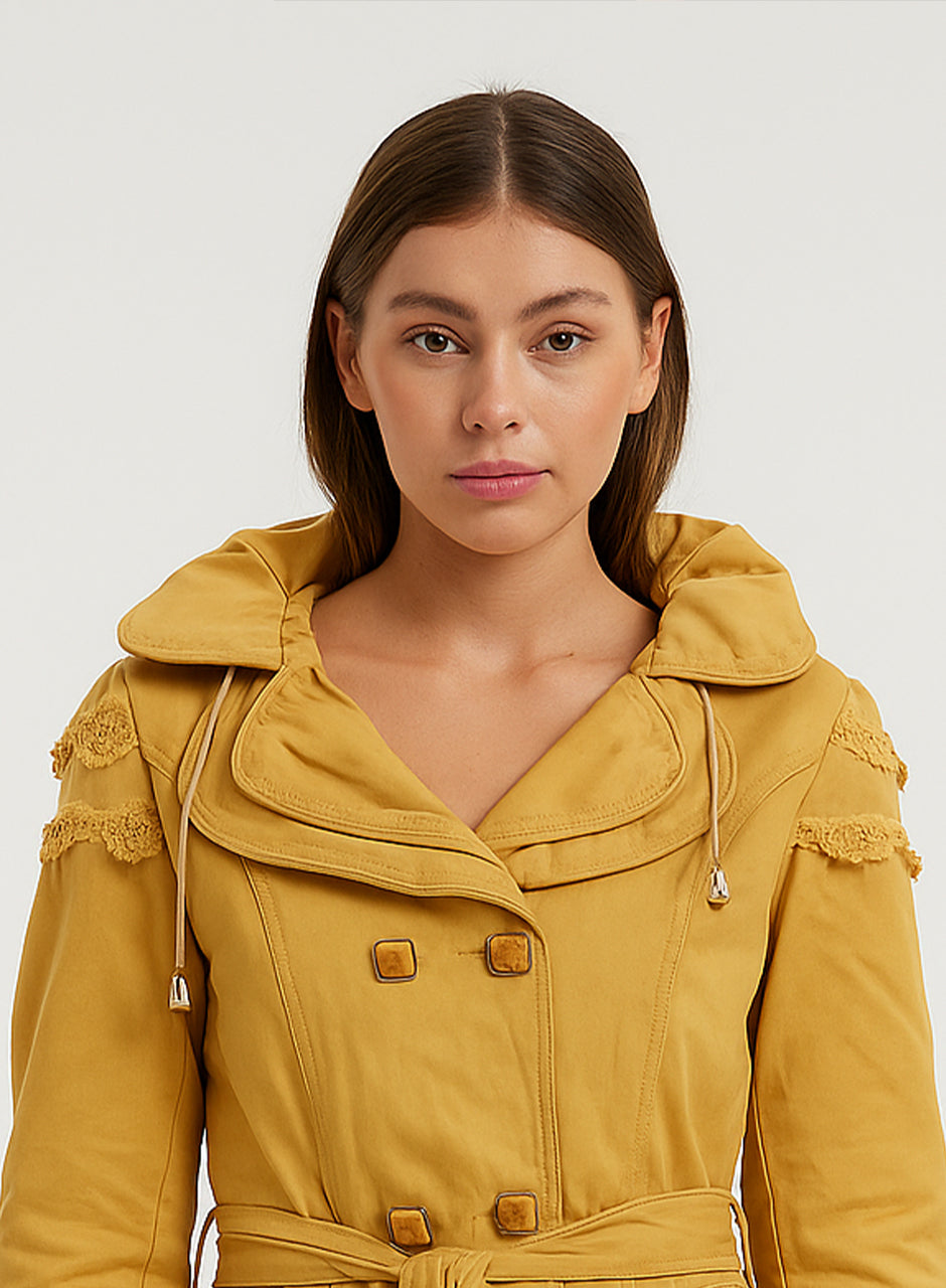 Trench Coat - Mustard