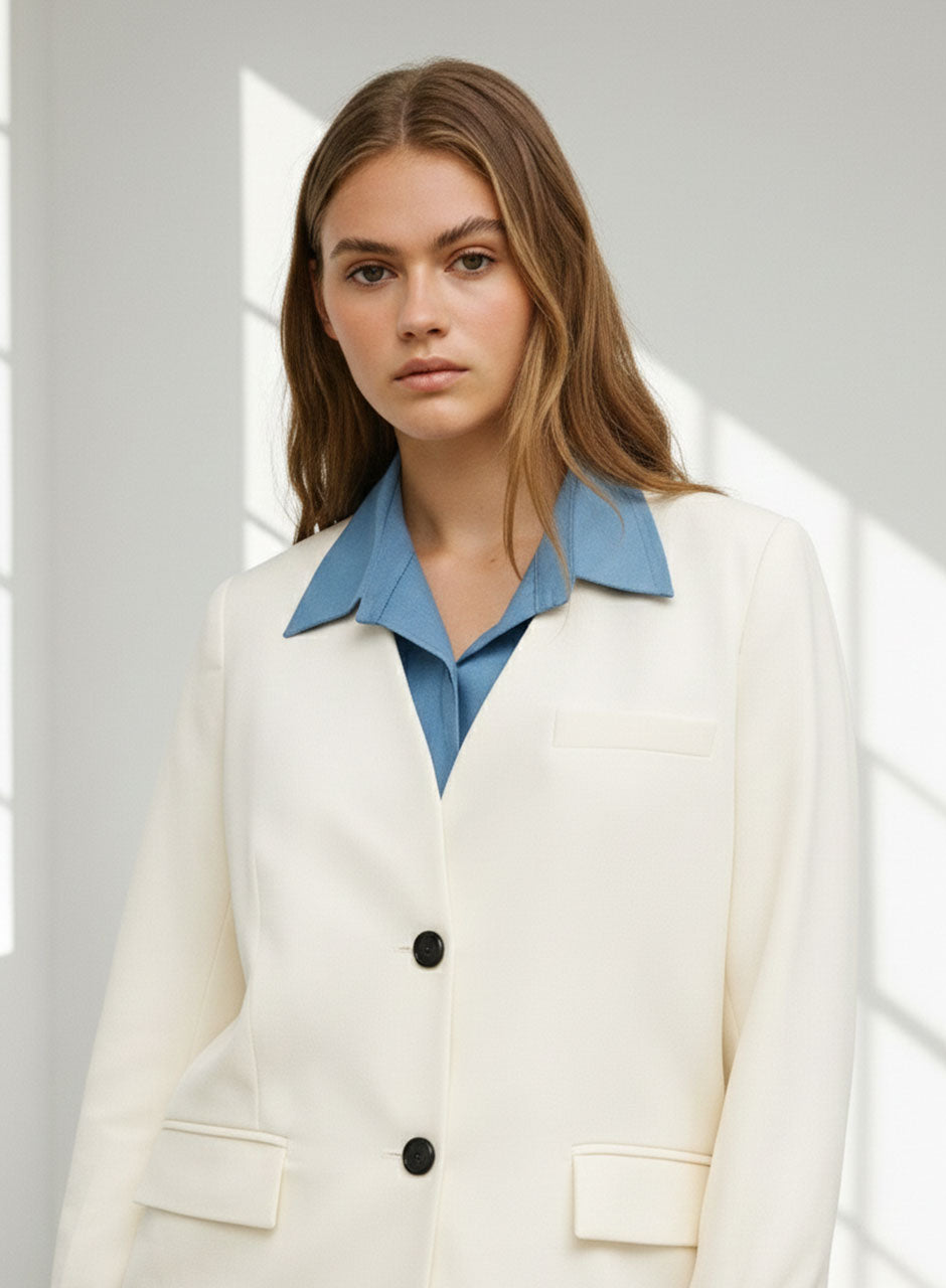 Blazer top - Top piece (White)