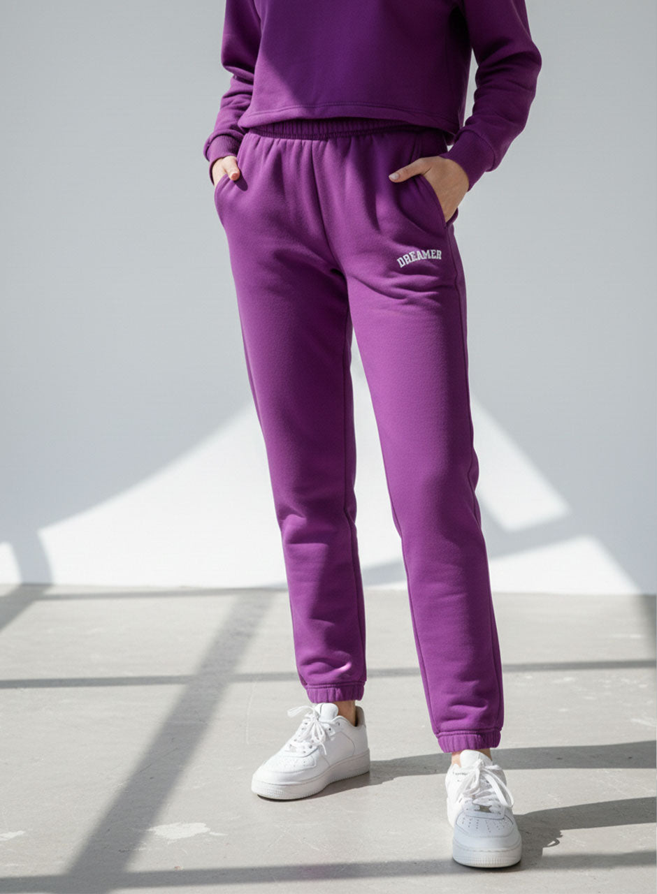 Dreamer Sweat Shirt & Pants - Purple