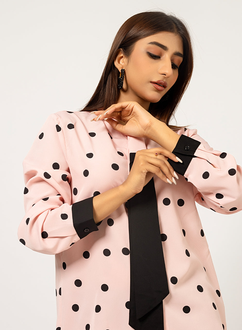 Polka Dots - Pink Top