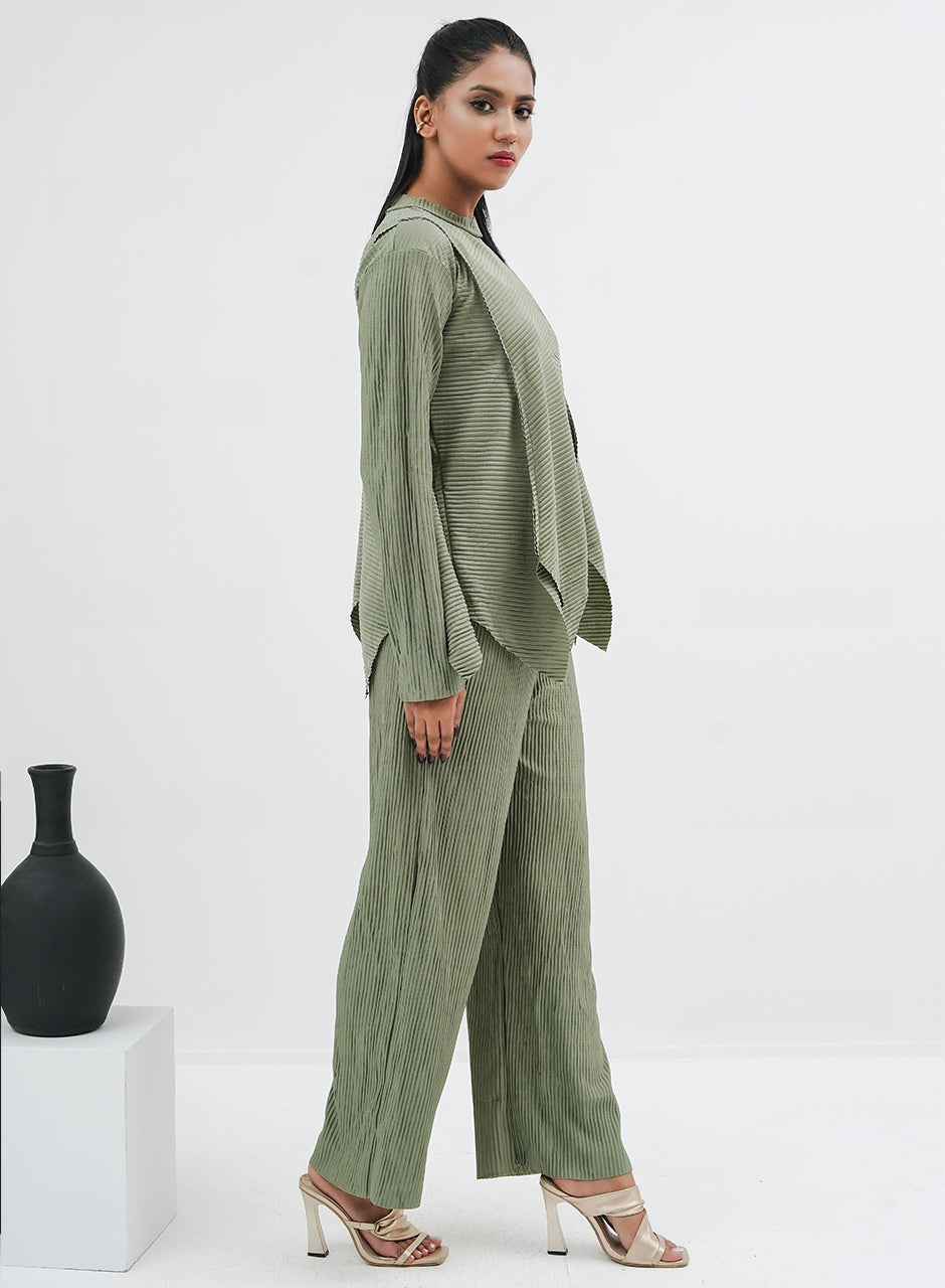 Crinkle Co-ord - Green