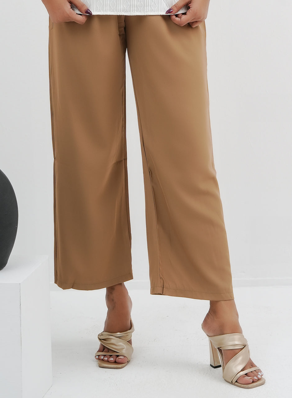 Boot cut trouser - Brown