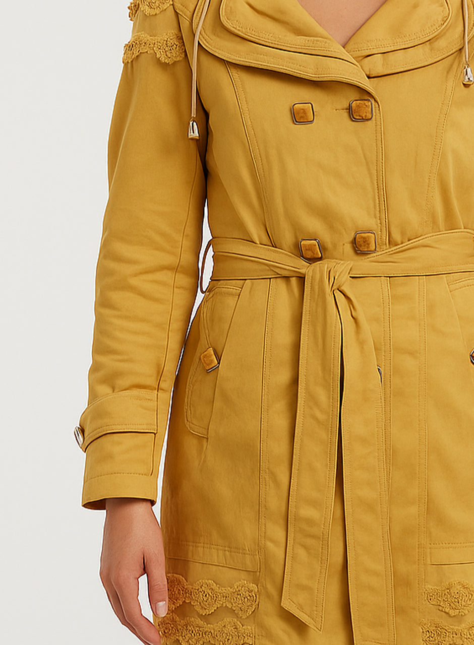 Trench Coat - Mustard