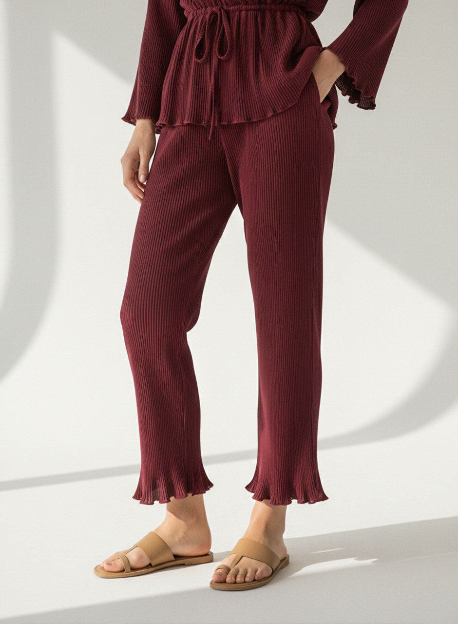 Maroon Crush Co-ord Set