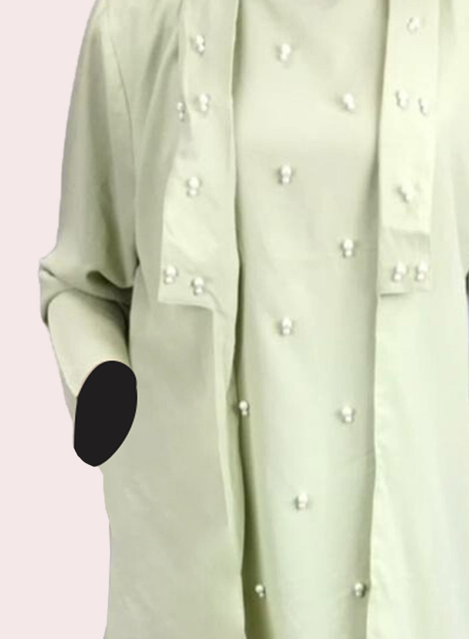 Blended (rayon & polyester) Three-Piece - Light Green