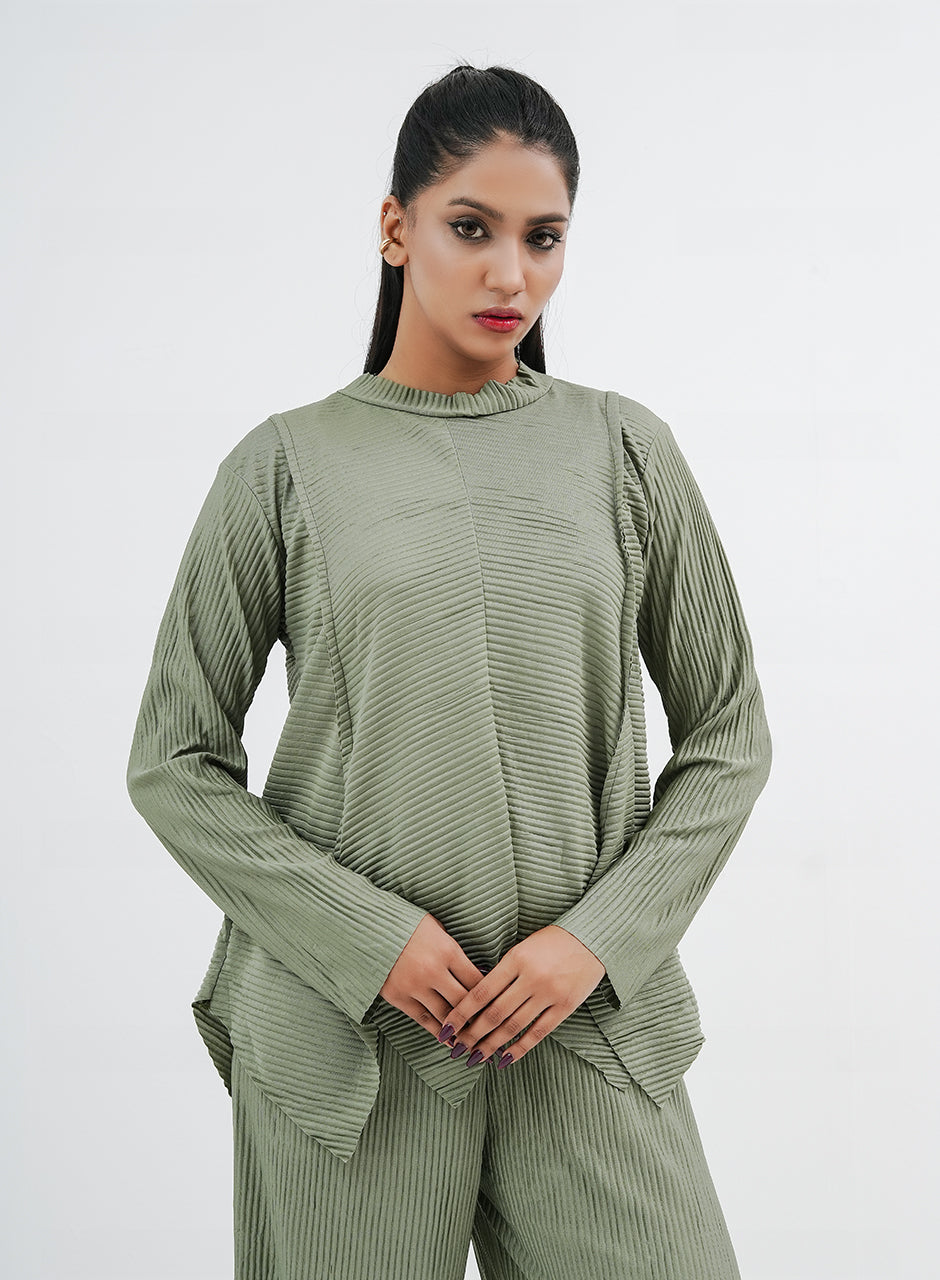 Crinkle Co-ord - Green