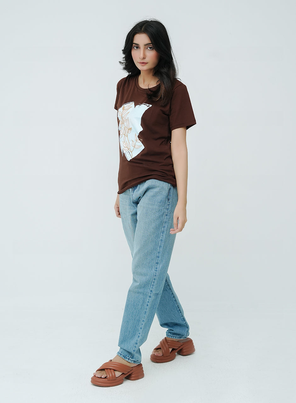 Coffee Brown Tee