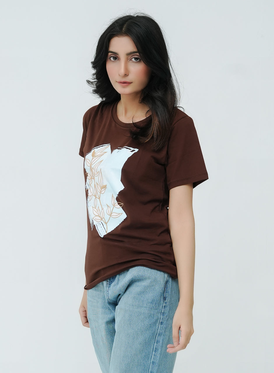 Coffee Brown Tee