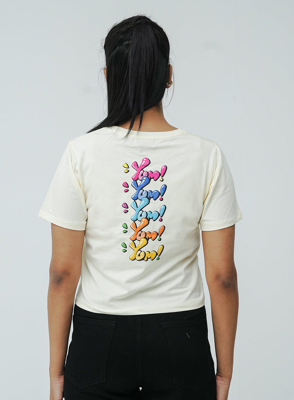 Lollipop Printed Shirt - White