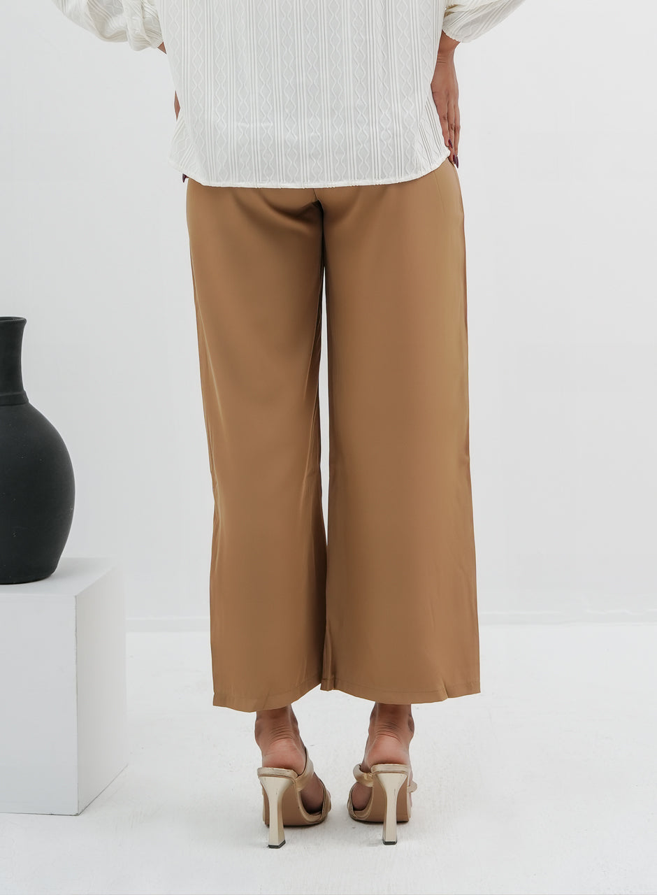 Boot cut trouser - Brown