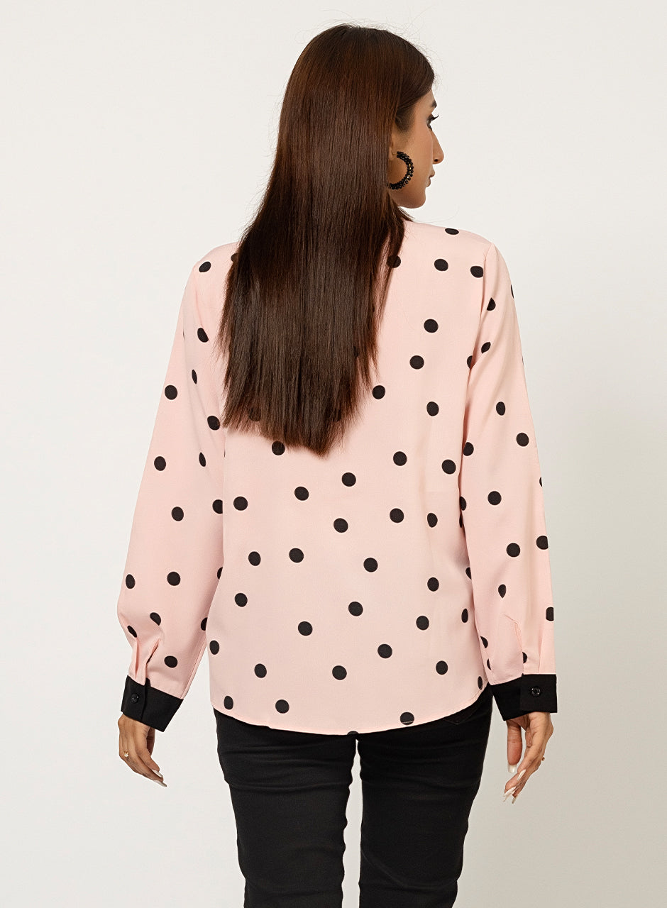 Polka Dots - Pink Top