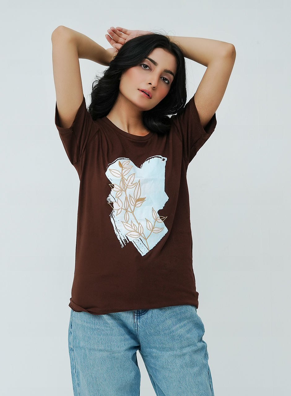 Coffee Brown Tee