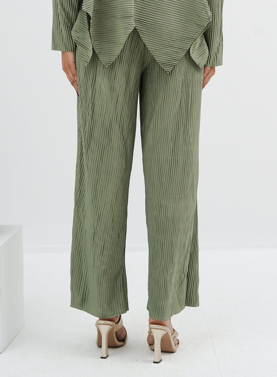 Crinkle Co-ord - Green