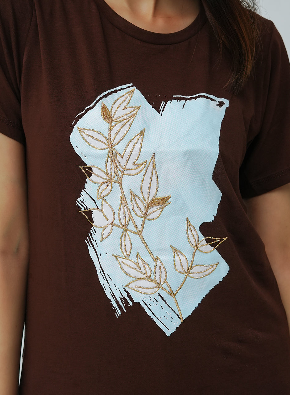 Coffee Brown Tee