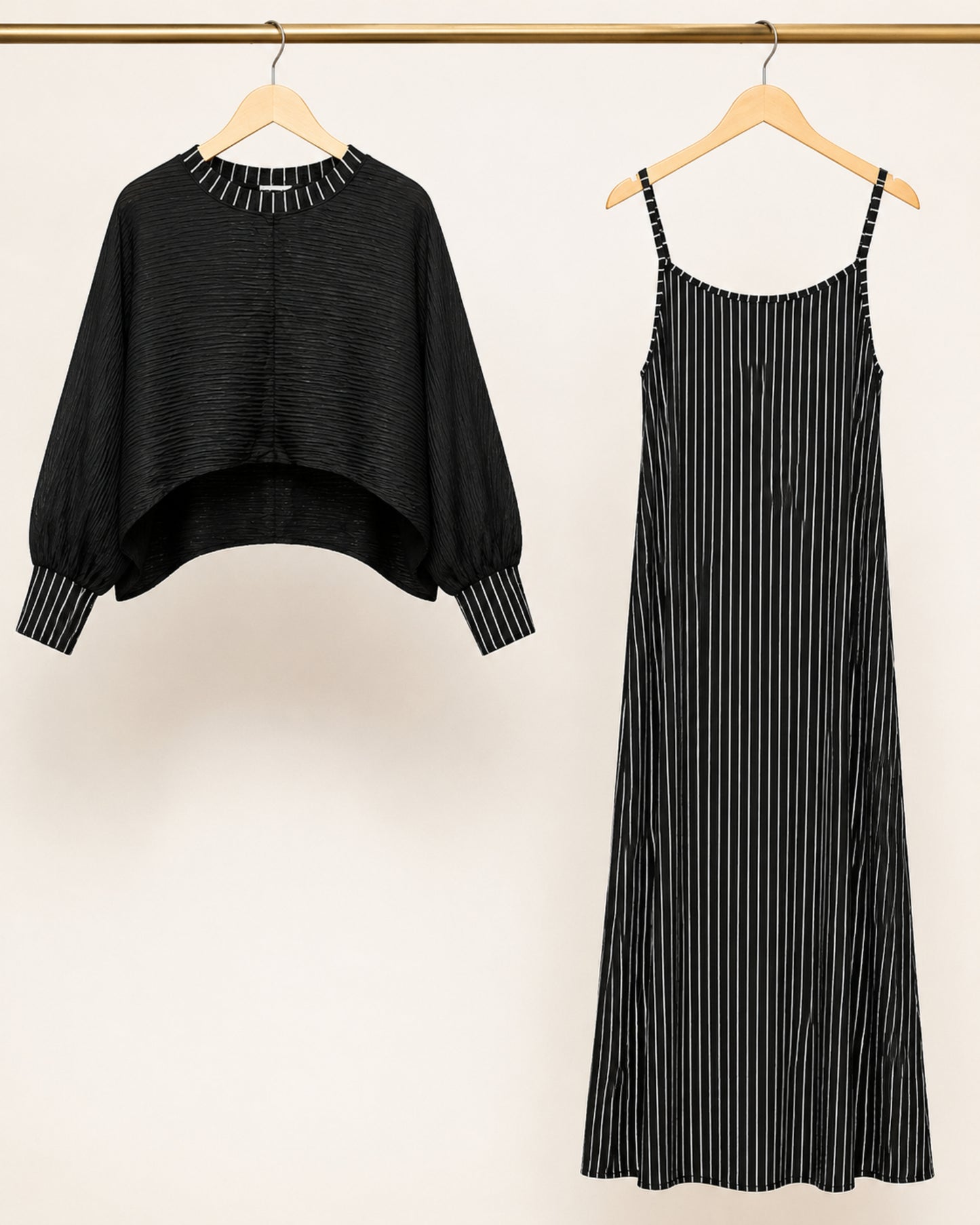 Two-piece Layered Set - Black