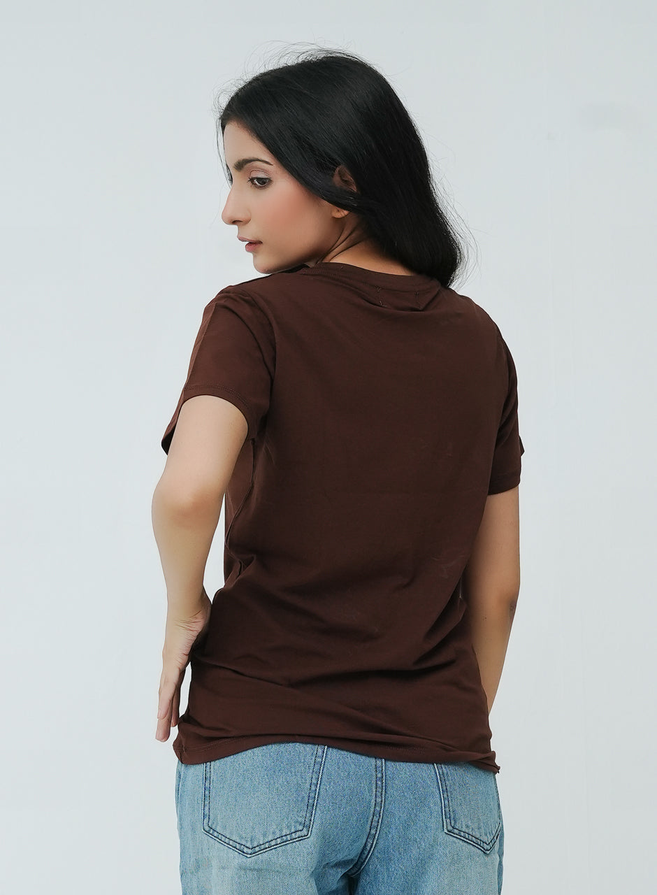 Coffee Brown Tee