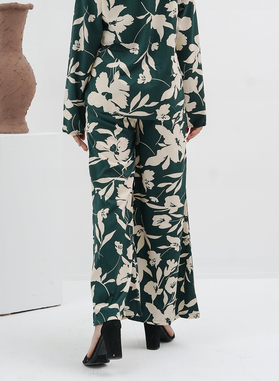 Bloom Belted Co-ord - Green