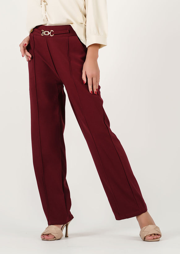 Stride in Style: The Maroon Mastery Pants