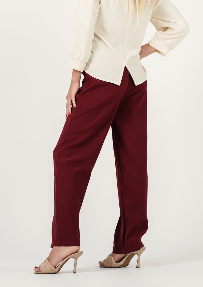 Stride in Style: The Maroon Mastery Pants