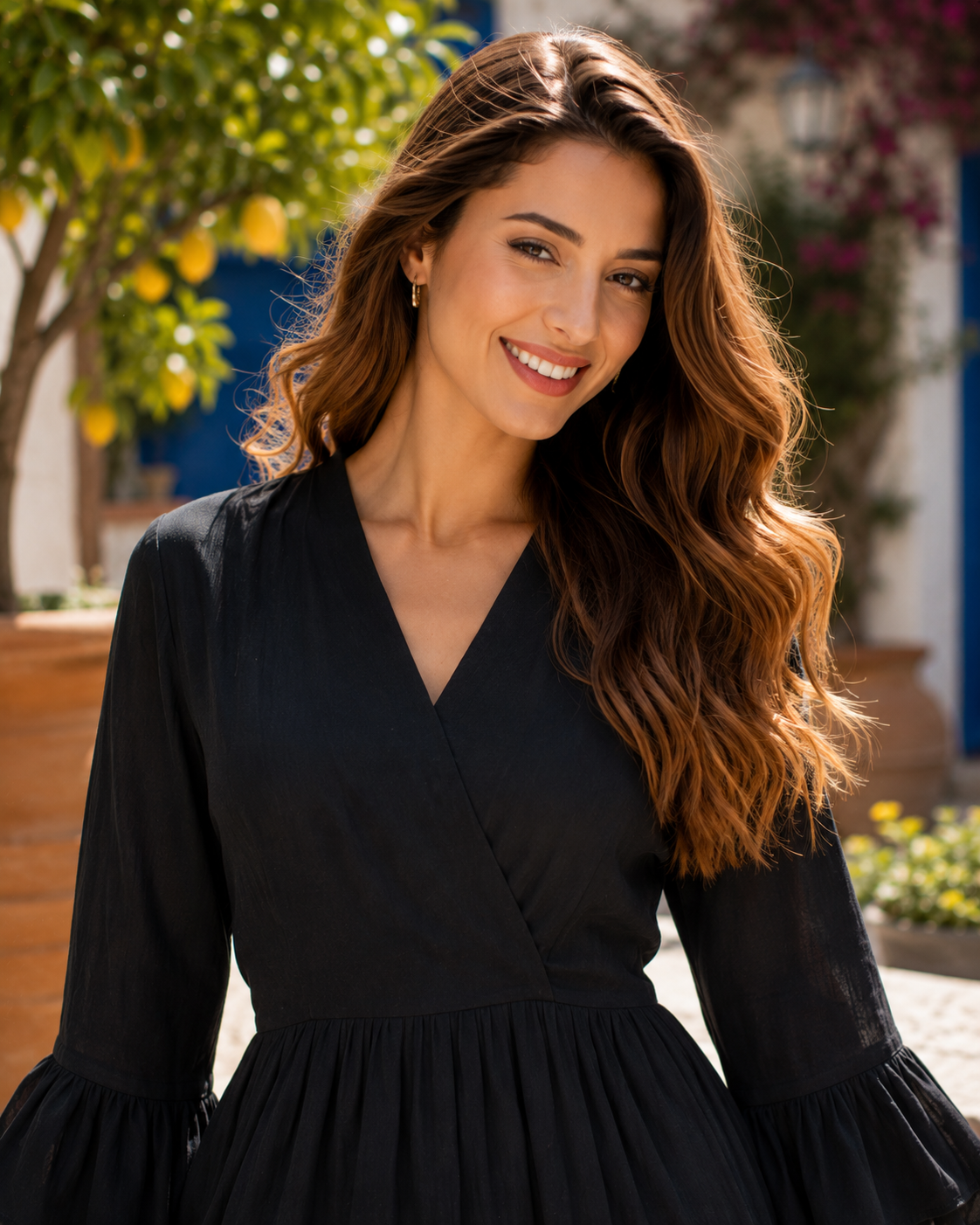 Tiered Frock - Black