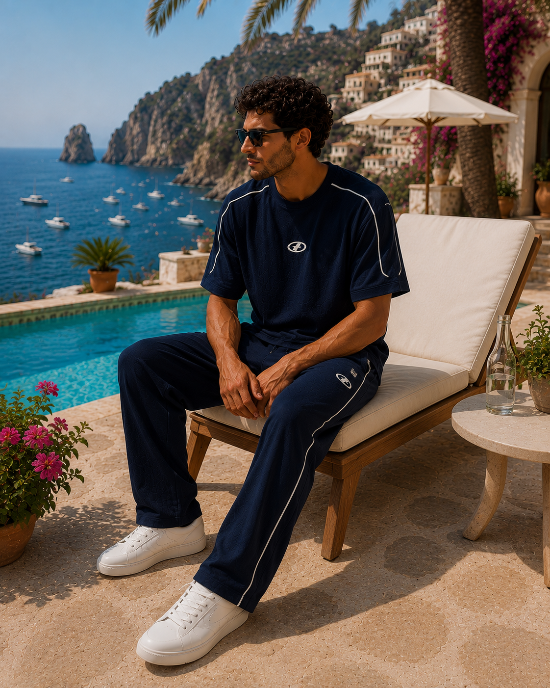Men's Comfort Co-Ord Set - Navy