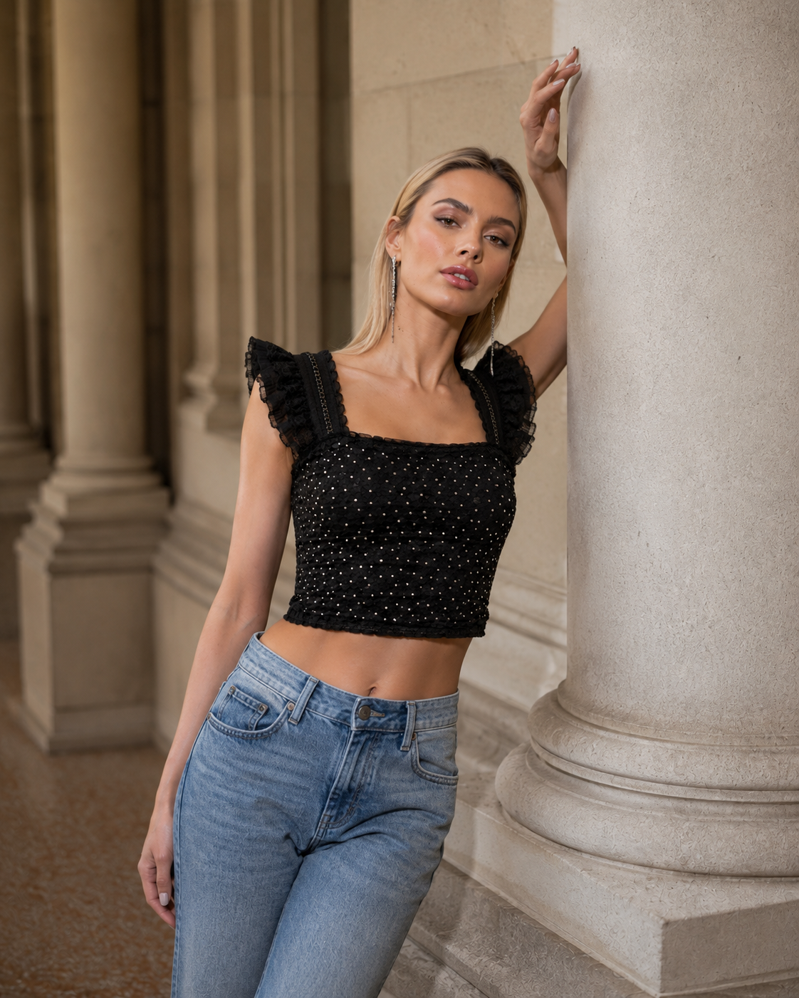 PEROTTI CAP SLEEVE - Twilight